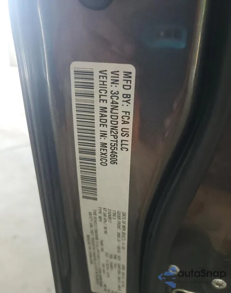 2023 Jeep Compass Trailhawk из США, поврежденный, VIN 3C4NJDDN2PT554606